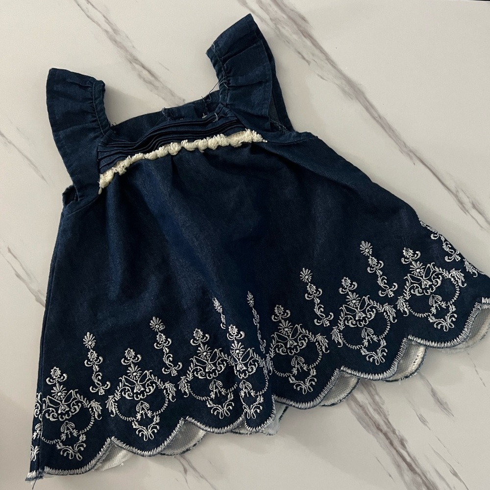Jessica Simpson Denim Dress 12M - Picture 2 of 7